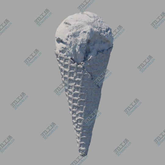 images/goods_img/2021040233/Ice Cream Waffle Cone 3 Flavours 3D model/5.jpg